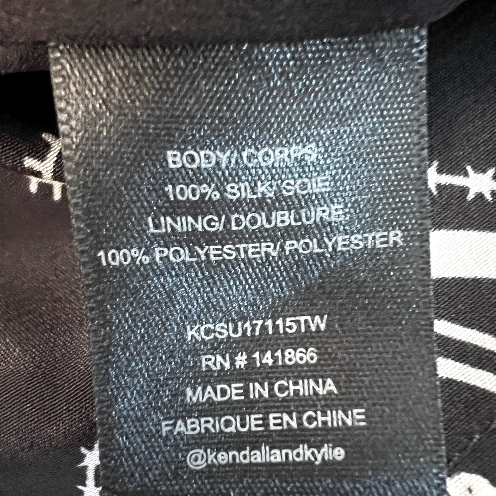 Kendall & Kylie Silk Bandana Print Open Back Cami XS NWT - Picture 8 of 11